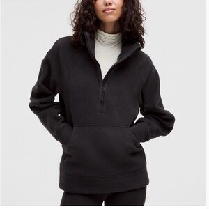 Lululemon Athletica Black Quarter-Zip Sweatshirt